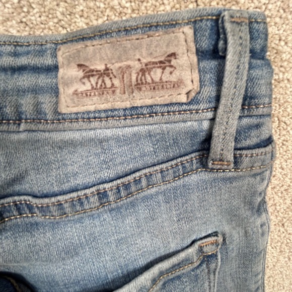 Levis 712 Slim Jeans Light Wash Blue Mid Rise Denim 29x27 - Picture 8 of 11